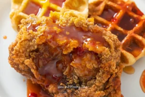 Korean Chicken and Waffles