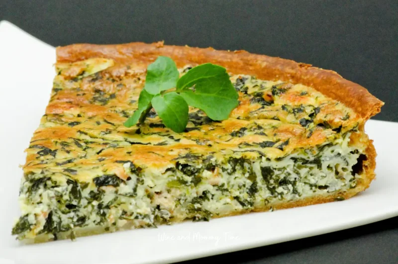 Tuna Quiche with Spinach