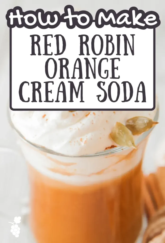 Red Robin Orange Cream Soda