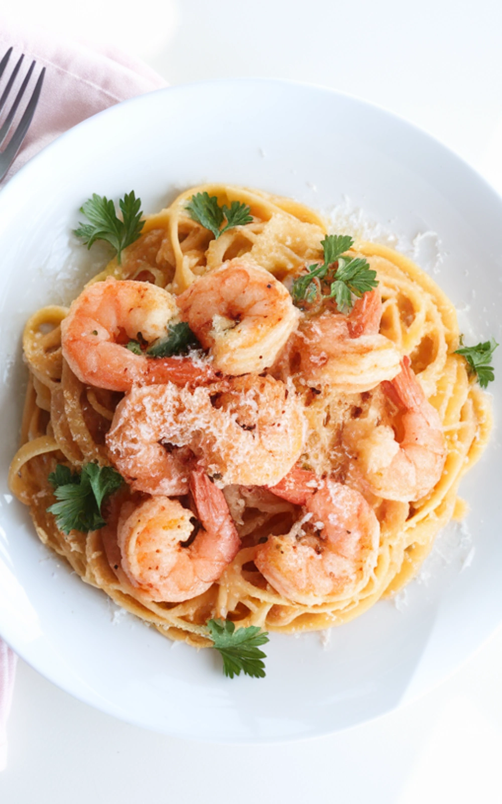 Garlic Butter Shrimp Pasta