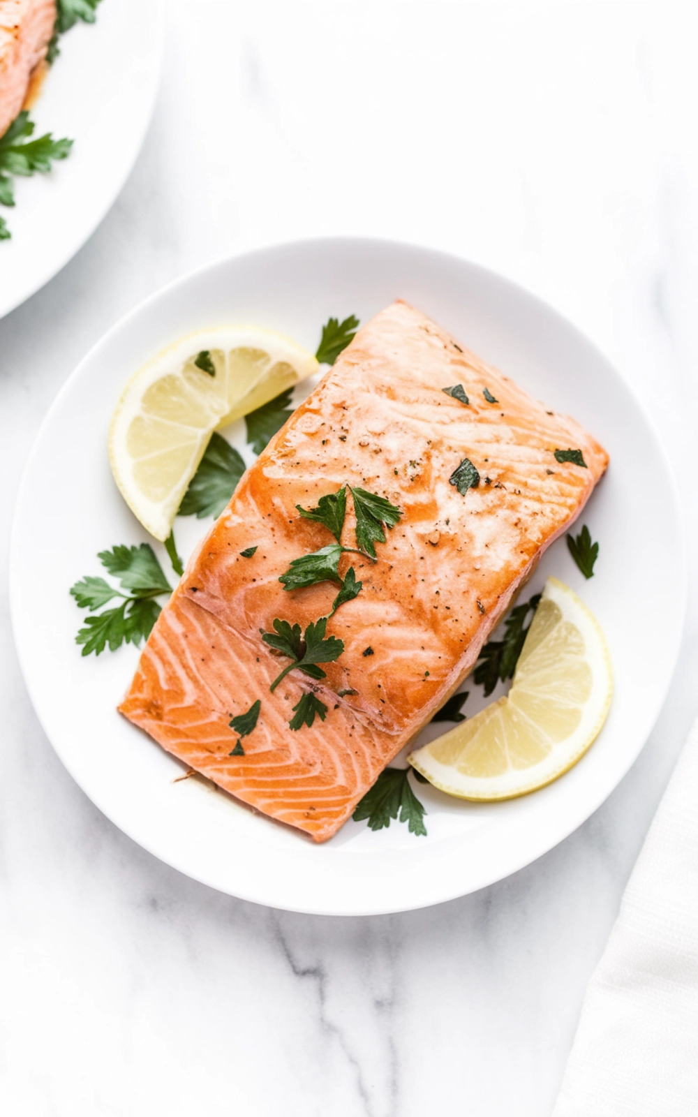 Garlic Butter Baked Salmon