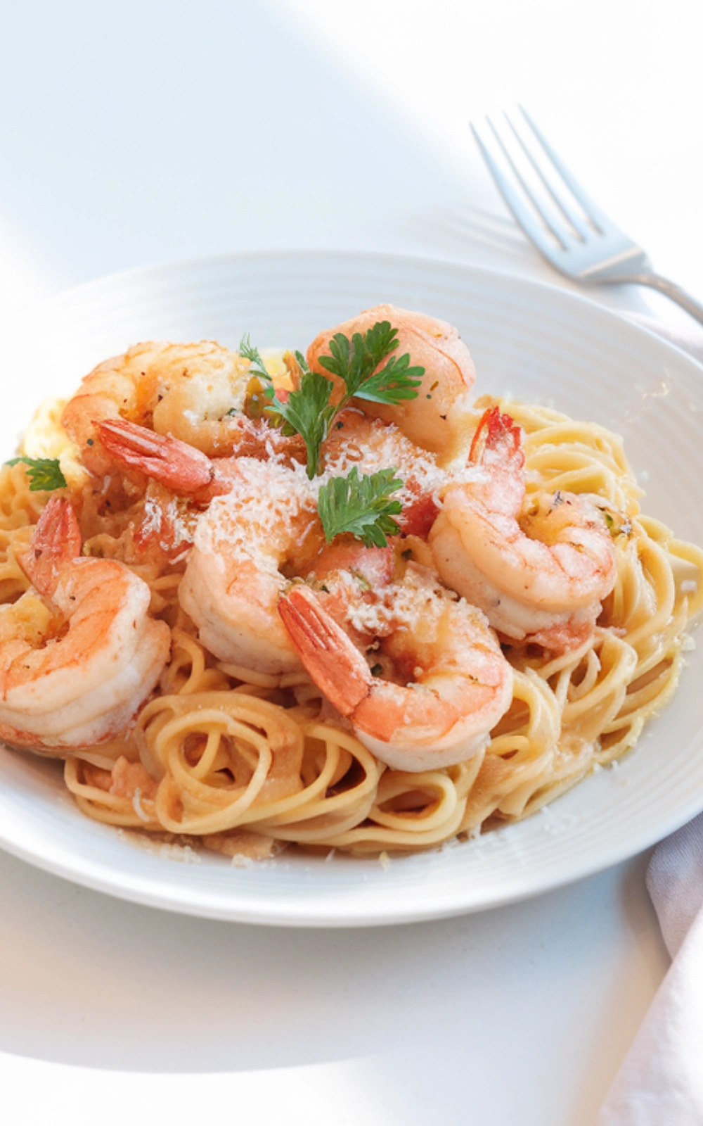 Garlic Butter Shrimp Pasta