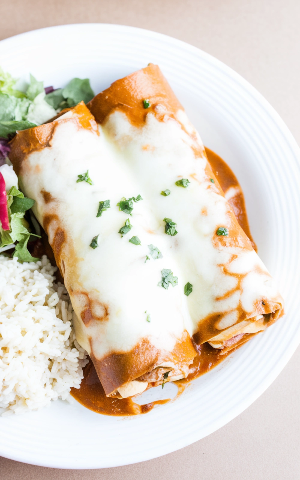 White Chicken Enchiladas