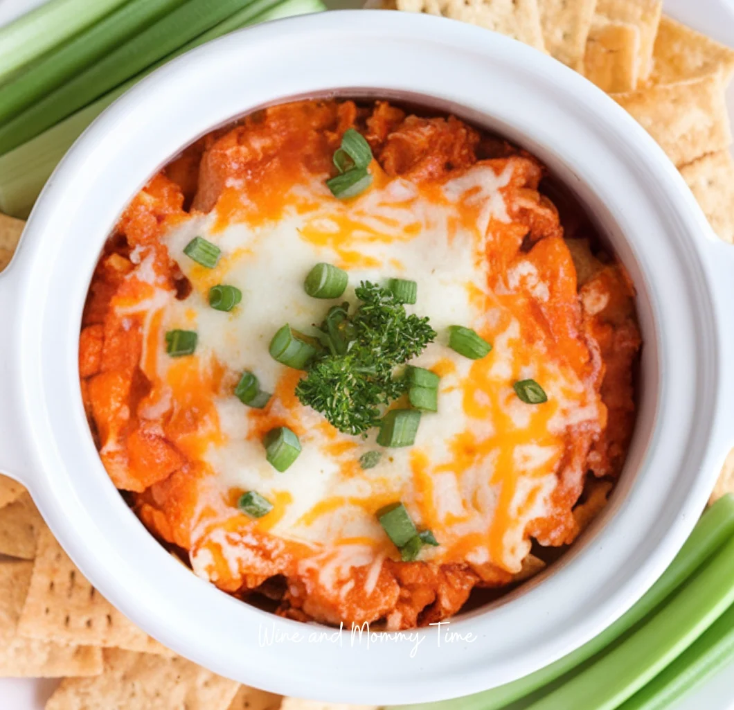 Crockpot Buffalo Chicken Dip