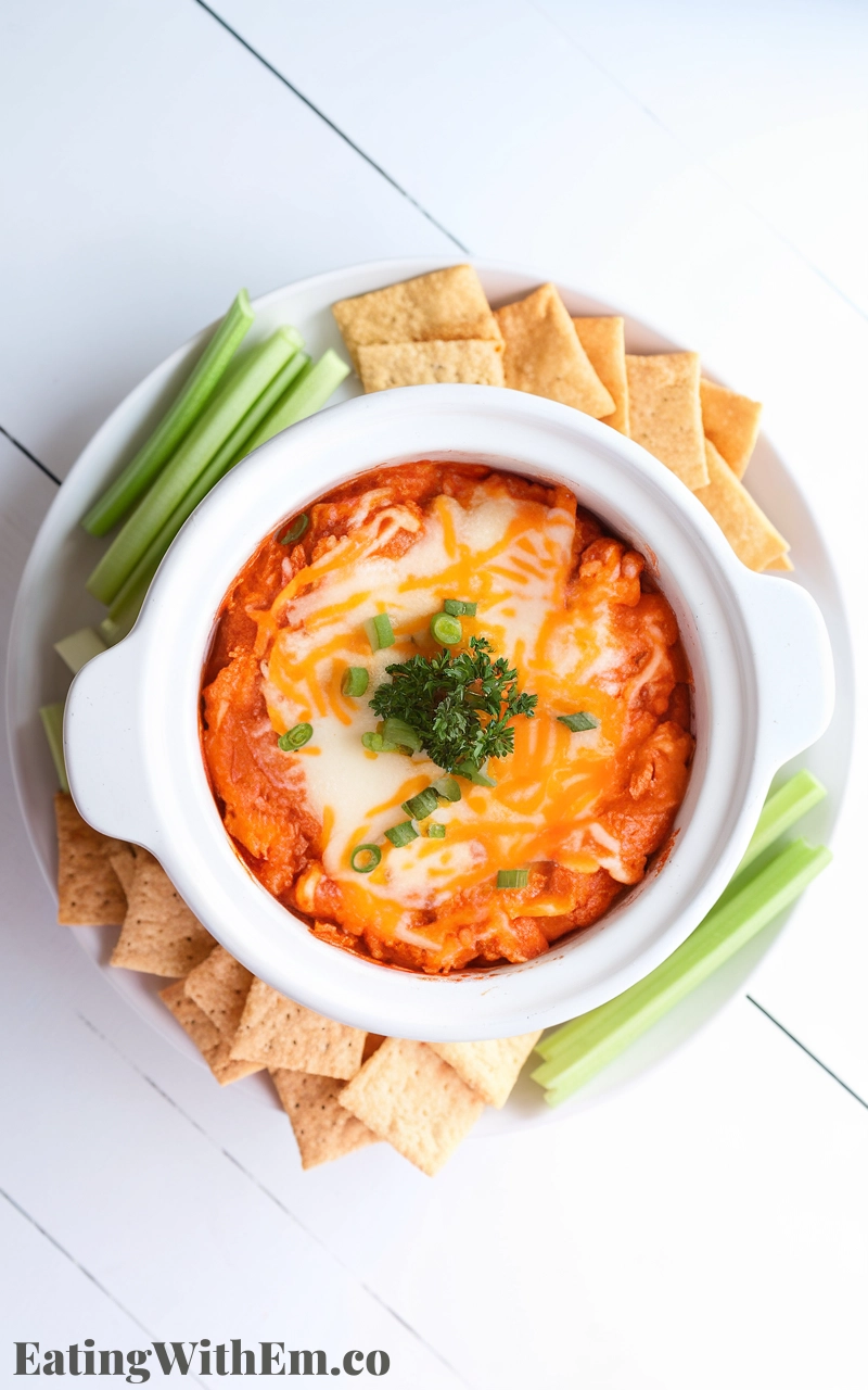 Crockpot Buffalo Chicken Dip