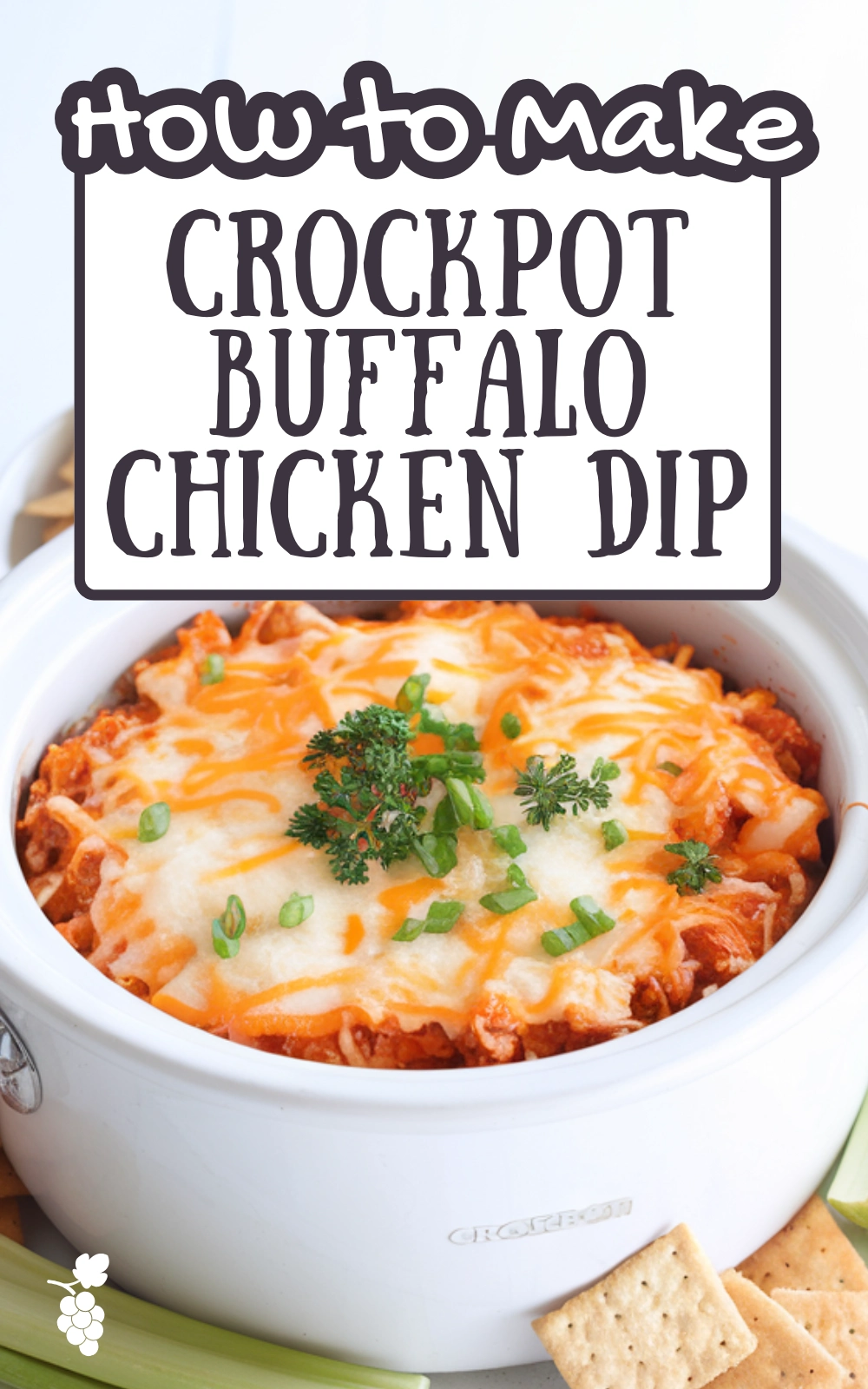 Crockpot Buffalo Chicken Dip