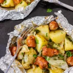 Salmon & Sweet Potato Foil Packets