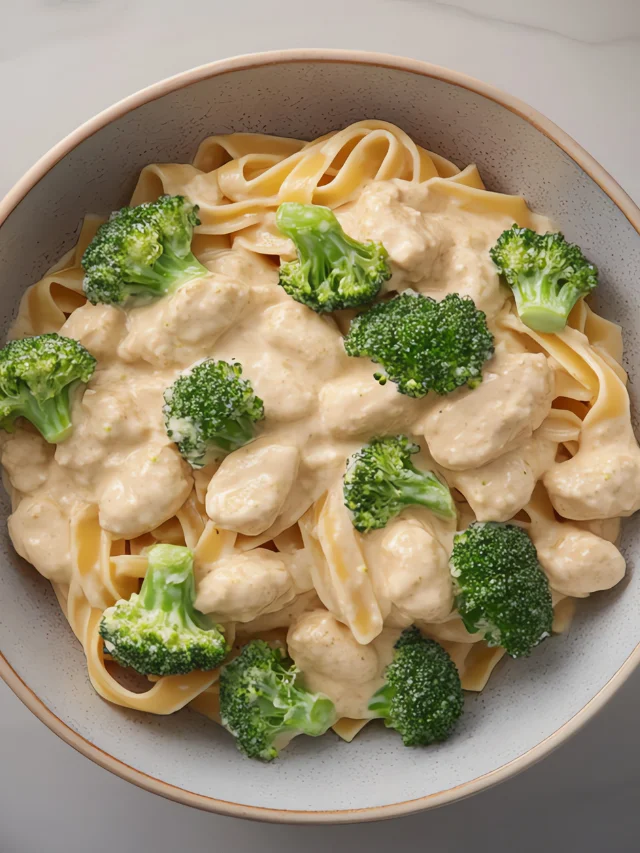 Chicken and Broccoli alfredo