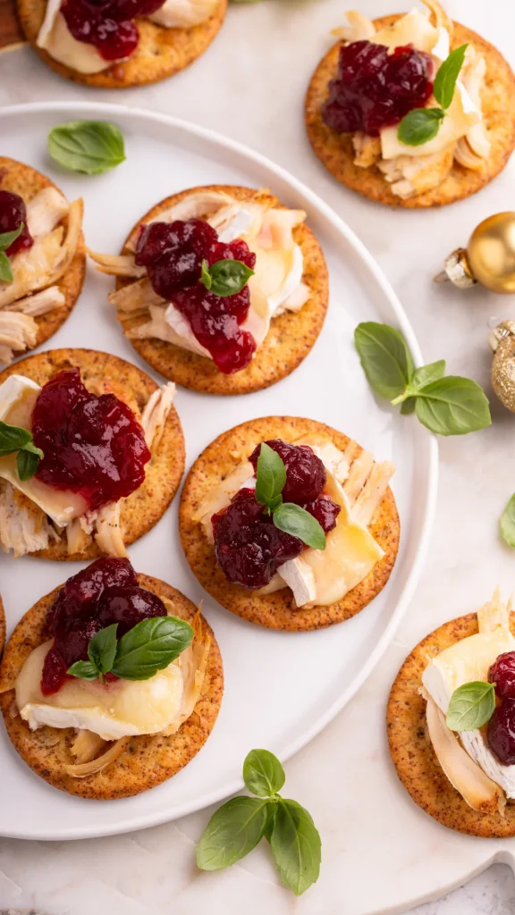 Cranberry Brie Bites