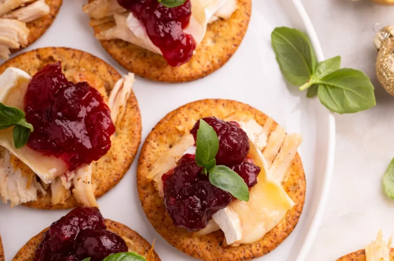 Cranberry Brie Bites