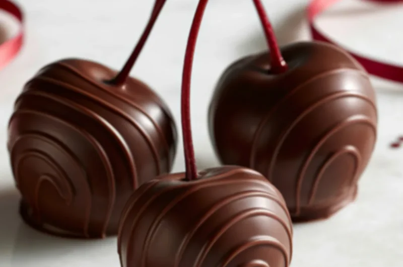 Valentines Chocolate-Covered Cherries