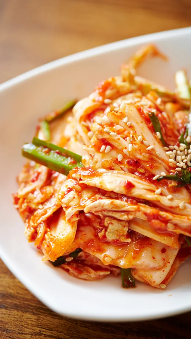 Homemade Kimchi Recipe (Easy & Spicy Korean Side)